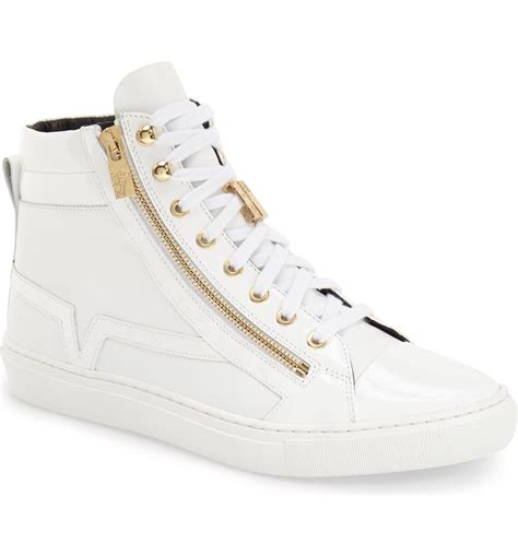 northstorm rack versace collection hi-top sneaker|farfetch Versace shoes.